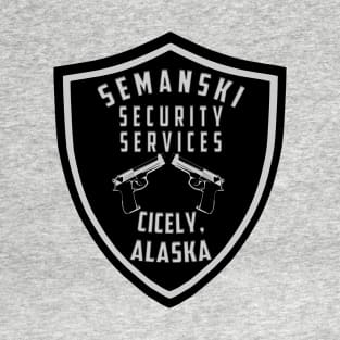 Semanski Security Services Northern Exposure Cicely Alaska T-Shirt